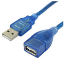 USB Extension Data Cable 2.0 A Male to A Female Long Cord for Computer, 1.5