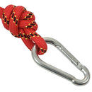 Strengthening polyester climbing rope abseiling safety rope 10m red