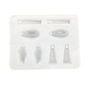 8 Designs Geometric Silicone Mold Suitable for Beading Making