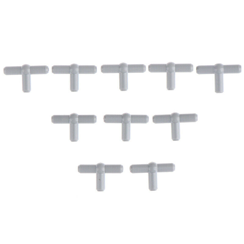 10Pcs 4697b Pneumatic T-Piece (T Bar) Compatible with 4697 Block Bricks Part-