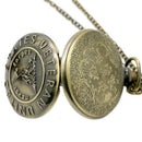 Large quartz pocket watch retro design never forget quartz pocket watch Z6T2