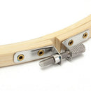 5Pcs/set Wood Round Cross Stitch Machine Embroidery Hoop Frame Ring Bamboo