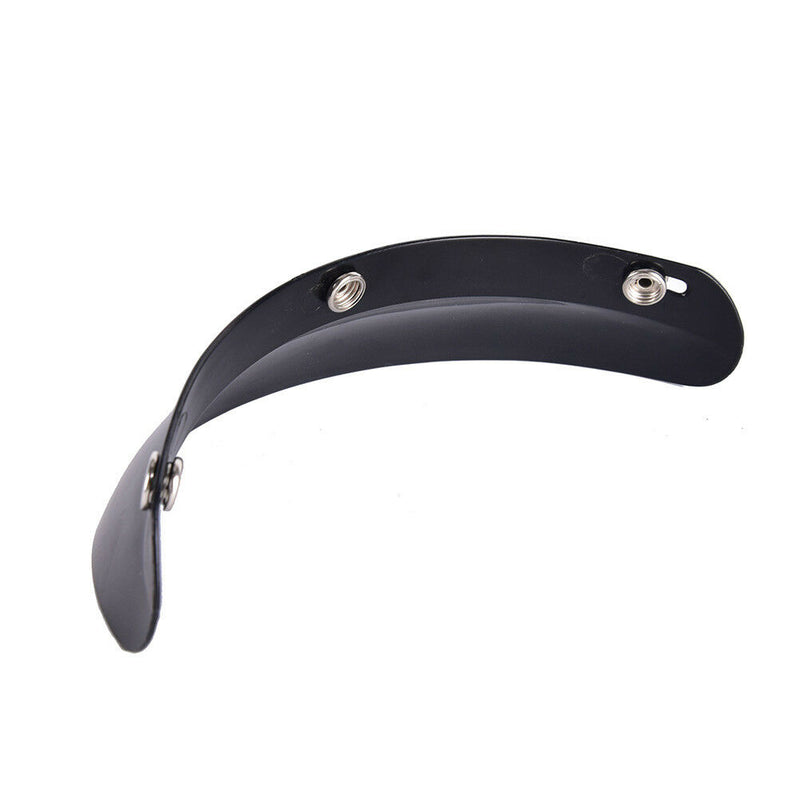 Universal 3 Snap Visor Face Shield Lens For Helmets Open Face Helmet T -Q
