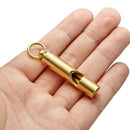 Loudest Brass Whistle Emergency Whistle Outdoor Survive With Key-Chain X6K3
