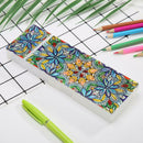 DIY Mandala Special Shaped Diamond Painting 2 Grids Students Pencil Case
