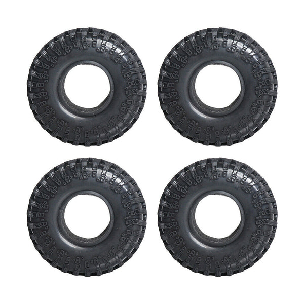 4Pcs 2.2 Inch 1/10 Rock Crawler Tires for RC Car RD90 SCX10 CC01 Axial Traxxas