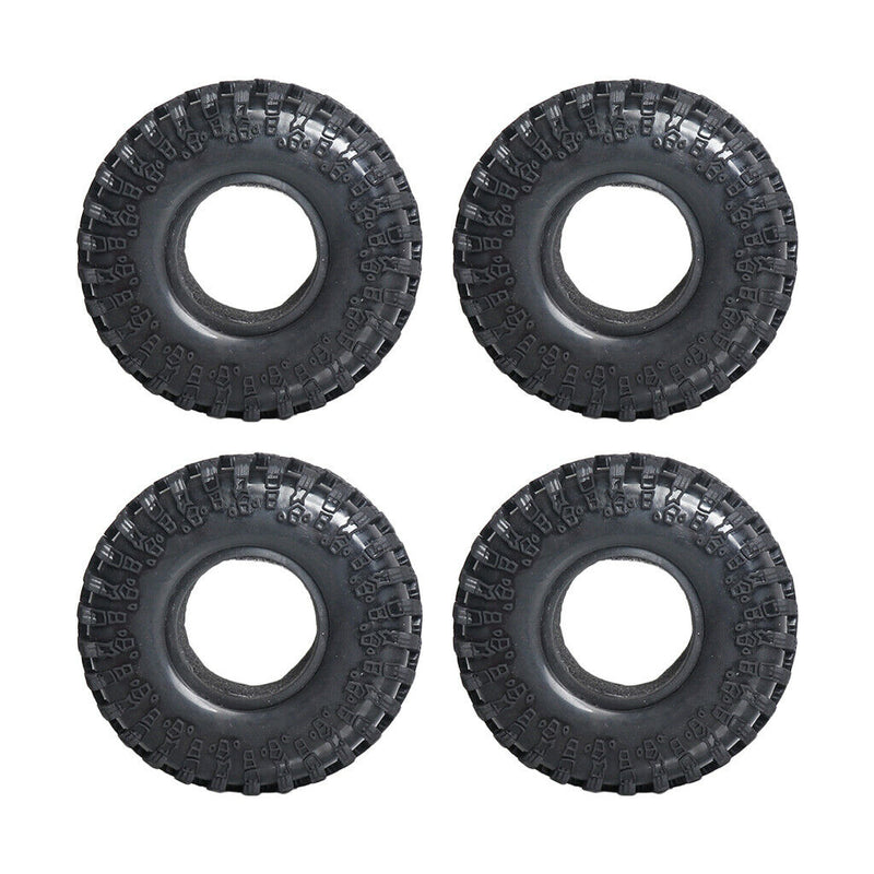4Pcs 2.2 Inch 1/10 Rock Crawler Tires for RC Car RD90 SCX10 CC01 Axial Traxxas
