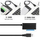 USB 3.0 to SATA Adapter Cable 2.5/3.5 inch HDD SSD Hard Drive Disk Converter