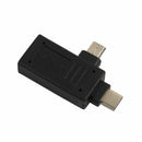 2-in-1 Micro-USB 3.0 & USB 3.1 Type-C USB OTG Adapter, OTG Data Hub Convert