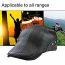 Jamont Black Men'S Pu Leather Beret Caps Winter Autumn New Male Adjustable