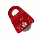 Aluminum Alloy 20 KN Universal Use Small Mobile Pulley For Climbing Rope 12