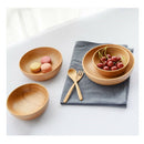 Stackable Bowl Wooden for Noodles Soup Dessert Salad Oatmeal Gruel Cereal M