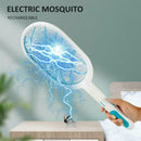 Electric Racket Fly Swatter Mosquito Insect Killer Bug/Zapper Rechargeable C3E0