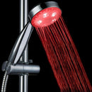 Shower head new quality shower colored with 5 LED lights in blue and red gr
