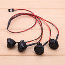 4LED White Light with Round Lampshade for 1:10 Traxxas HSP Redcat RC Crawler Car