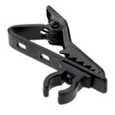 miniphone Lapel Tie Clip for Lapel Lavalier Mic Black O6D9