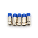 5pcs F Connector RG6 Coax Compression Cable Connector ME
