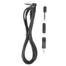 Guitar Audio Cable Amp with 3 Connectors (3.5 to 6.5, 6.5 to 3.5, 3.5 F to F)