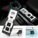 Carzkool 200W Power Inverter Dc 12V To Ac 220V Car Vehicle Voltage Usb Dual