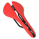 Road Folding Bike Saddle Racing Hollow Saddle EVA Seat Parts Women Men Red