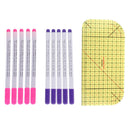 Hot Ironing Measuring Ruler Patchwork Sewing Tool Clothing DIY Make Soluble Pens