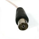 1X(Universal ANT-108 3.2m 75 Ohm FM Radio Aerial Cable Female Connector For