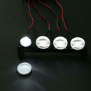 4LED White Lights Round Lampshade for 1/10 Axial Climbing Car Crawler Part