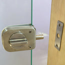 Glass Sliding Door Latch Lock Non-Apertured Stainless Steel Glass Door Lock A6J3