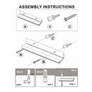 Clear Acrylic Floating Wall Shelf Nursery Rack Display Record Albums Photos