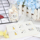 60Pcs 10Sheets Round Christmas Golden Bear Deer Sealing Labels Gift Stickers W3C