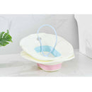 Foldable Sitz Bath Tub with Flusherfor Hemorrhoids Postpartum Post-Episiotomy