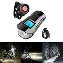 Waterproof  Light Bike Tail Light Black Headlight Kit