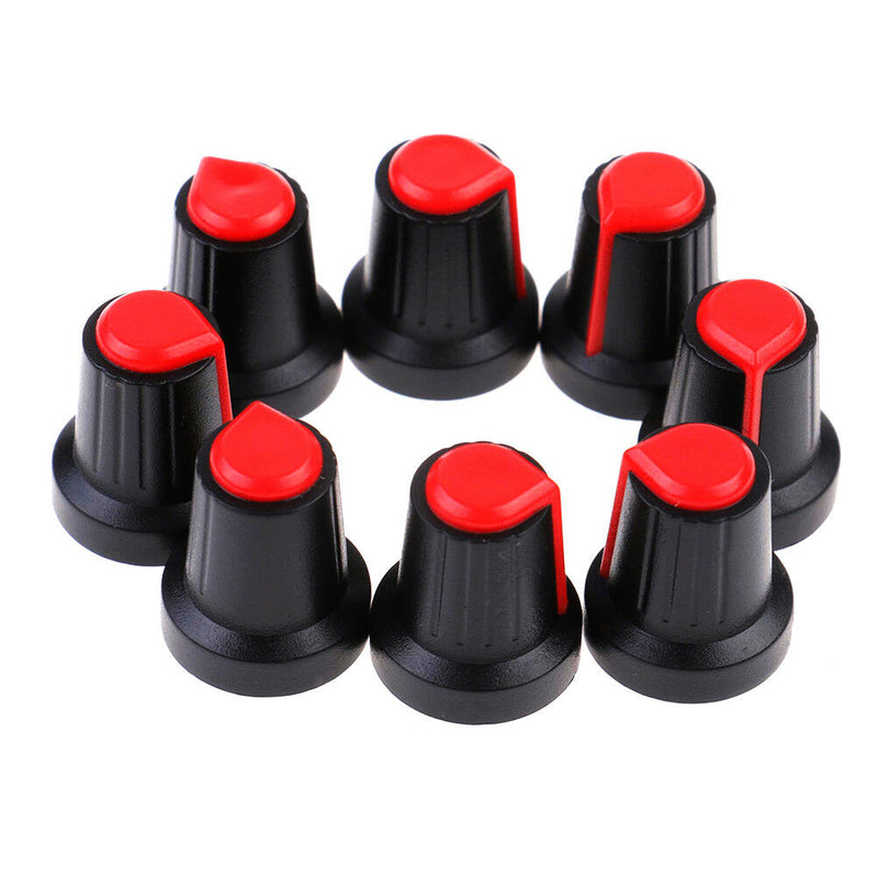8Pcs potentiometer knob switch cap inside 6mm outside 15mm * high 17m Di