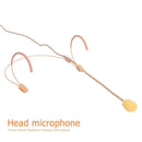 3.5mm Wired Headworn Headset Microphone Mic for Wireless Bodypack Transmitter