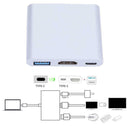 USB3.1 Type-C to HD Muitimedia Interface+USB3.0+Type-C Converter Adatper
