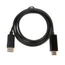 1.8m DisplayPort Male to HDMI Male 1080P Video Converter Adapter Cable