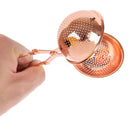 Tea Infuser Home Spice Filter Strainer Diffuser Coffee Sphere Herb Handle Me_