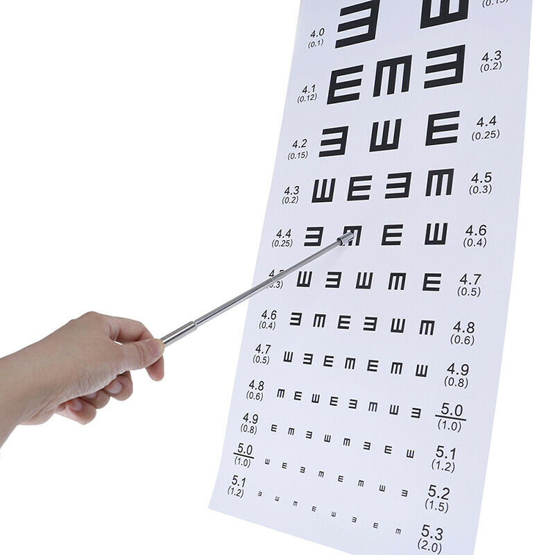 1X Adjustable Durable Pen Design Eyesight Rod for Optometry Visual Chart Sch Ew