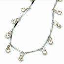 Crystal Rhinestone Charms Chain Metal Anklet Ankle Bracelet 0.16"