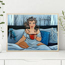 5D DIY Full Drill Diamond Painting Happy Girl Cross Stitch Decor (LG106)