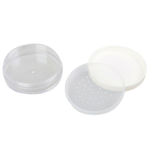 8ml Plastic Empty Loose Box Makeup Cosmetic Container Cosmetic Jar Pot White  Gw