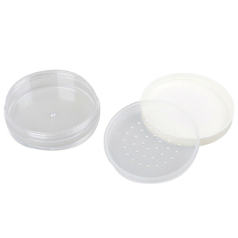 8ml Plastic Empty Loose Box Makeup Cosmetic Container Cosmetic Jar Pot White  Gw