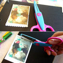 DIY Craft Scissors 6 Shaped Assorted Cutting Patterns Designs Paper Edges Tools