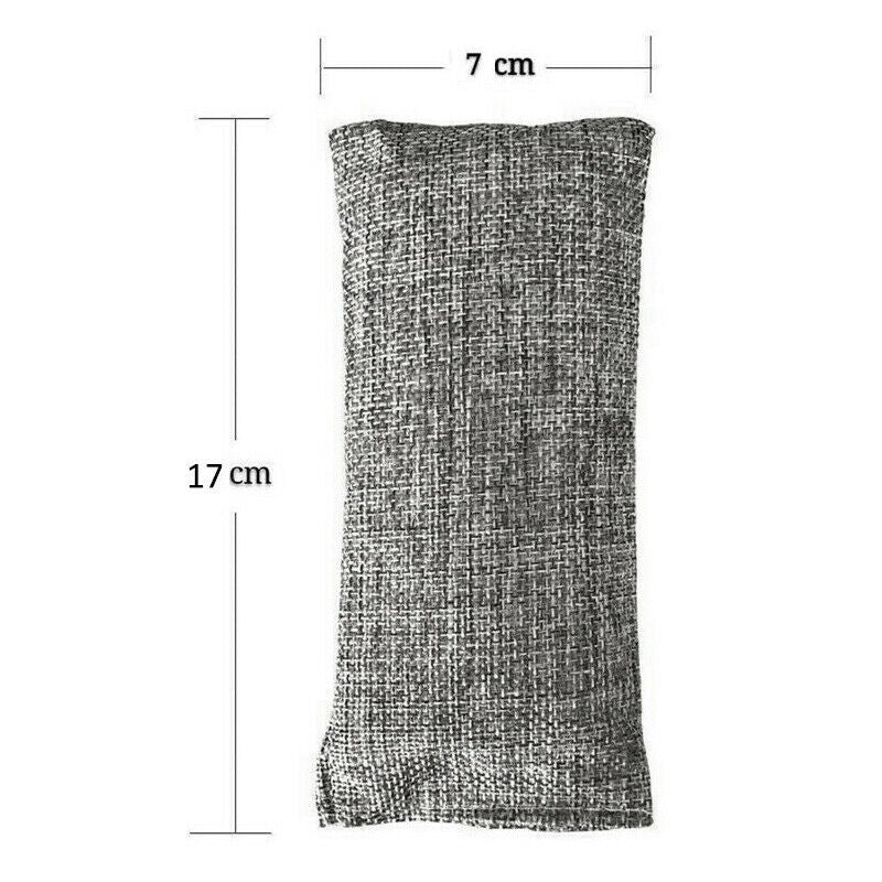 12 Packs 75G Bamboo Charcoal Bag Home Car Natural Air Freshener Purifier Bag