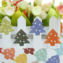 100pcs christmas tree packaging seal paper self adhesive gift bag stickerlabelxp