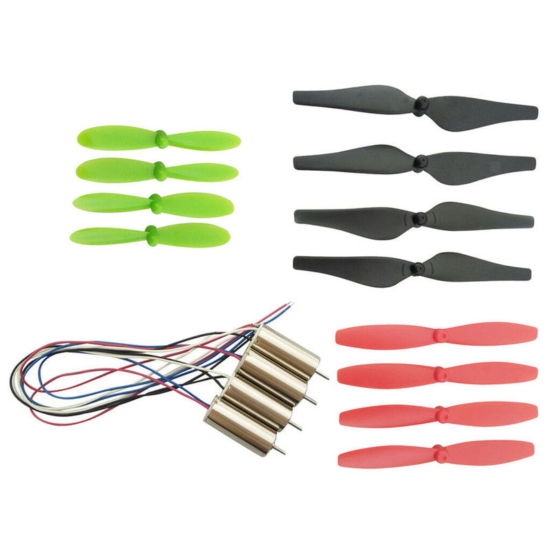 8520 8.5x20mm Coreless Motor + 12pcs CW CCW Propeller Prop for DIY Micro FPV
