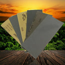 12 Pcs 9X3.6'' Grit Orbital Paper Assorted Wet or dry Sandpaper 400 to 1500 Grit