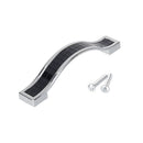 96mm Diamond Crystal Drawer Cabinet Cupboard Door Pull Handle Knob Black
