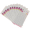 10Pcs Grafting Eyelash Blossom Stick Card With Adhesive Tape Lash Extension S FT