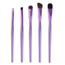 Stylish Eye Makeup Brushes Set Eyeshadow Eyebrow Tool  Round Can Packed A